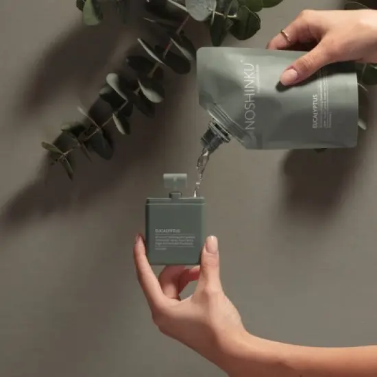 NOSHINKU Discovery Refillable Nourishing Pocket Sanitizer - Cedar, Rosemary, Lavender & Eucalyptus Scent - 1.8oz/3pk image {7}