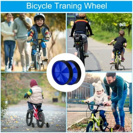 Unique Bargains Universal Bike Accessories Balance Training Wheels for Kids 1 Pair image {4}