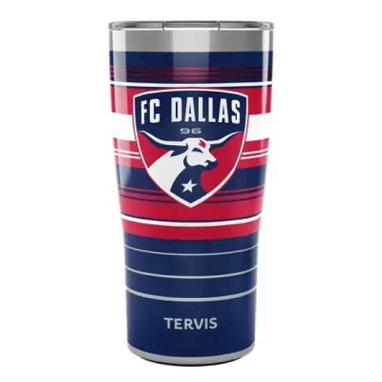 MLS FC Dallas 20oz Hype Stripe Stainless Steel Tumbler image {2}