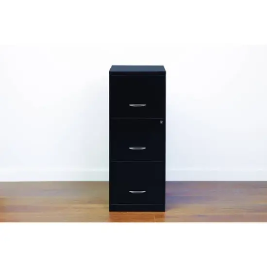 Hirsh Industries Space Solutions File Cabinet 3 Drawer - Black image {2}