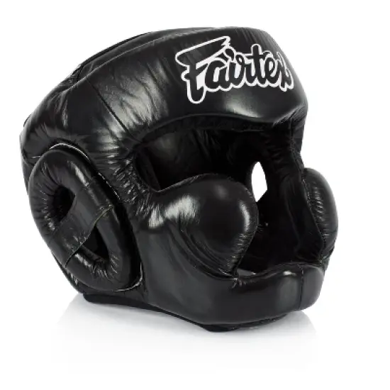 Fairtex HG13 Lace-Up Headgear Head Guard image {5}