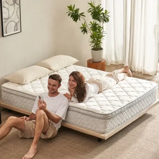 Dexmalle Hybrid Mattress in a Box with Memory Foam and Pocket Spring image {1}