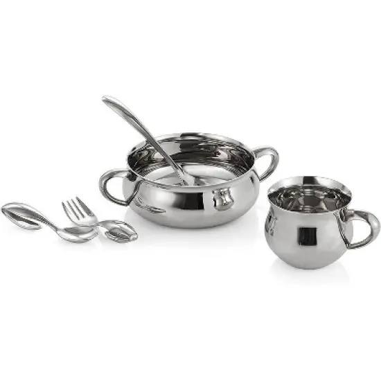 Nambe Kibo Toddler Flatware Set image {2}