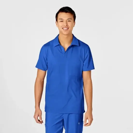 Wink Men's Collar Scrub Top image {12}