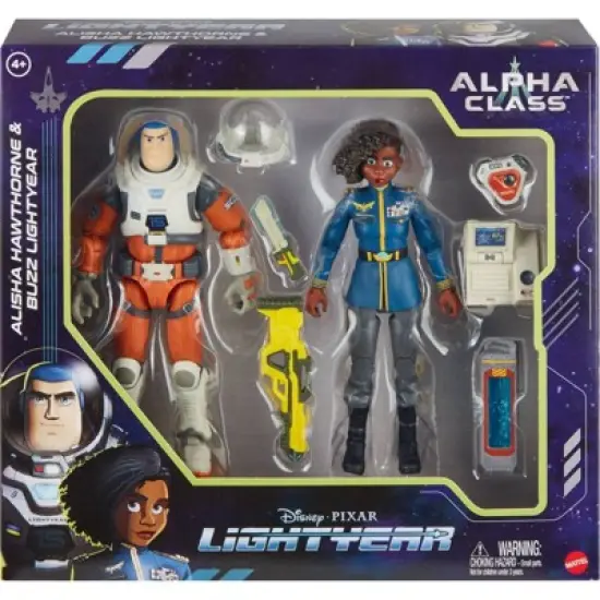 Disney Pixar Lightyear Alpha Class Alisha Hawthorne & Buzz Lightyear Figures 2pk (Target Exclusive) image {5}
