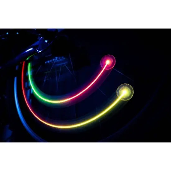 Brightz Orbit Color Morph LED Bicycle Spoke Clip image {4}