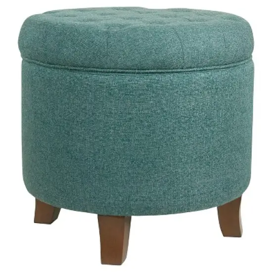 Boho Tufted Storage Ottoman - HomePop image {3}