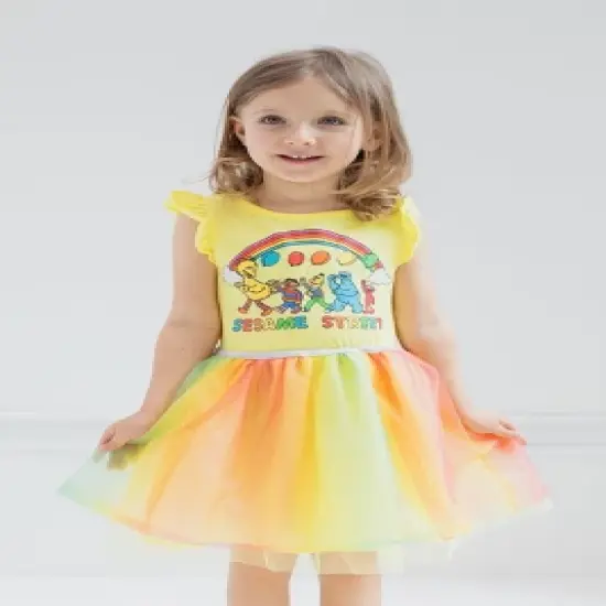 Sesame Street Elmo Cookie Monster Big Bird Baby Girls Tulle Dress Infant  image {2}
