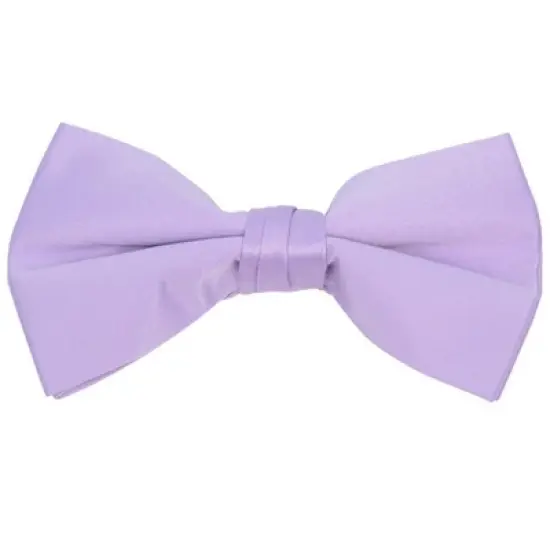 Men's Pre-tied Adjustable Length Bow Tie - Formal Tuxedo Solid Color image {38}