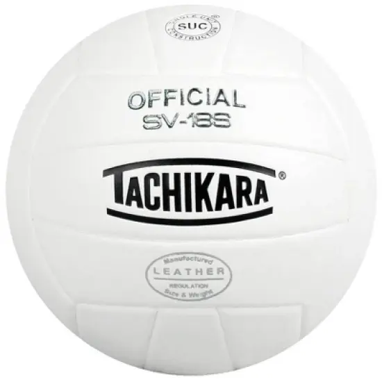 Tachikara SV18S Indoor Composite Volleyball - White image {1}