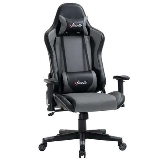 Vinsetto Gaming Chair Racing Style Ergonomic Office Chair High Back Computer Desk Chair Adjustable Height Swivel Recliner with Headrest and Lumbar Support image {6}