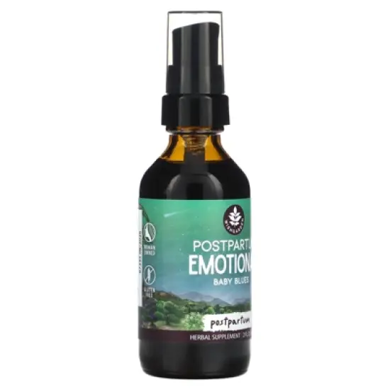 WishGarden Herbs Postpartum Emotional Baby Blues, 2 fl oz (59 ml) image {3}