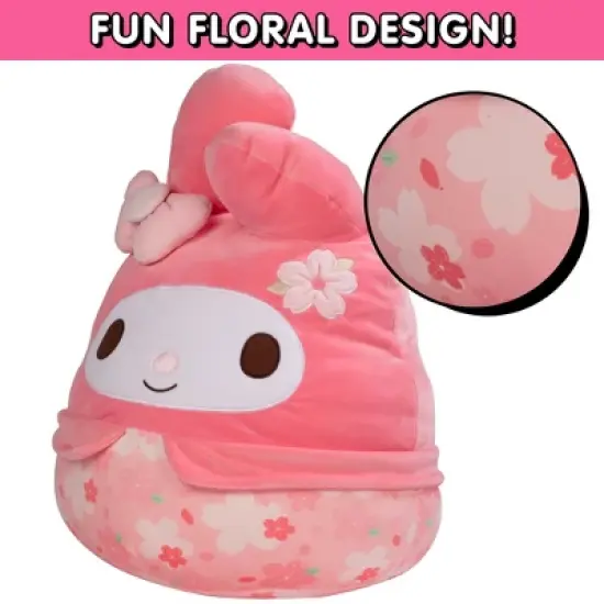 Squishmallows Large My Melody Plush- Collectible 14-inch Soft and Squishy Hello Kitty Friend Stuffed Animal Toy- Great Gift for Kids Girls Boys & Fans image {3}