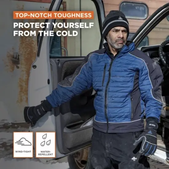 RefrigiWear Men's Frostline Insulated Jacket with Performance-Flex image {3}