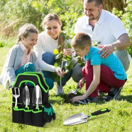 Unique Bargains Aluminum Alloy Ergonomic Durable Lightweight Garden Tool Set 5 Packs image {4}