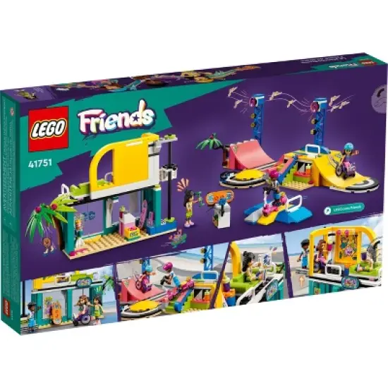 LEGO Friends Skate Park with Mini Skateboard Toys 41751 image {3}