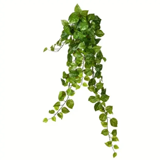 Vickerman Artificial Pothos Hanging Bush image {5}
