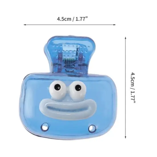 Unique Bargains Lightweight Big Mouth Fish-Shaped Toothbrush Covers image {1}