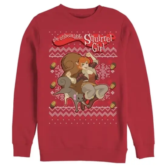 Men's Marvel Ugly Christmas Squirrel Girl Sweatshirt image {2}