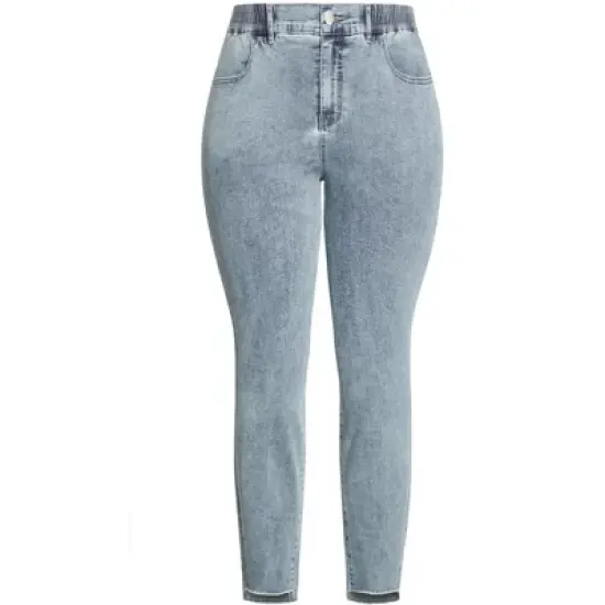 Women's Plus Size So Comfy Ankle Jean  - Ltws | AVENUE image {2}