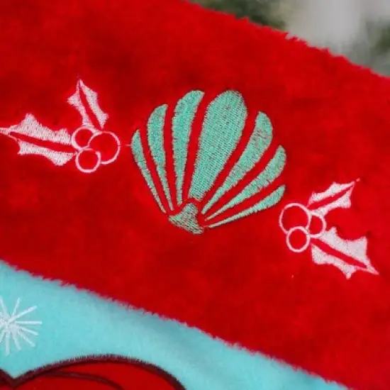 Disney Princess Ariel 20" Applique Christmas Stocking image {3}
