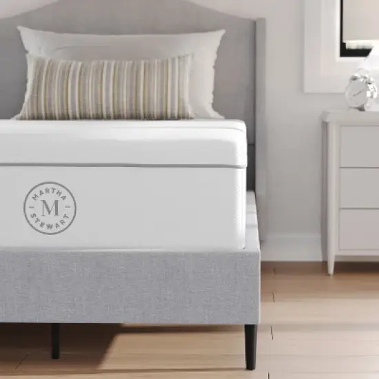 Martha Stewart SleepComplete 12" Firm Hybrid Pocket Spring and Foam Dual-Action Cooling Mattress with Soft Breathable CoolWeave Jacquard Knitted Top image {11}