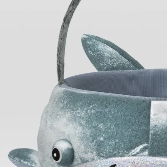 Halloween Shark Round Trick or Treat Decorative Bling Basket - Hyde and EEK! Boutique&trade; image {2}