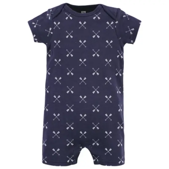 Hudson Baby Infant Boy Cotton Rompers, Forest image {3}