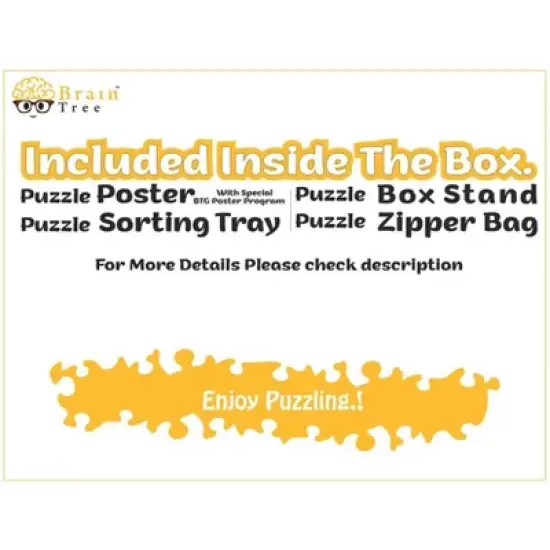 Brain Tree - Cat's Dinner 1000 Piece Puzzles for Adults-Jigsaw Puzzles-With 4 Puzzle Sorting Trays- Random Cut - 27.5"Lx19.5"W image {4}