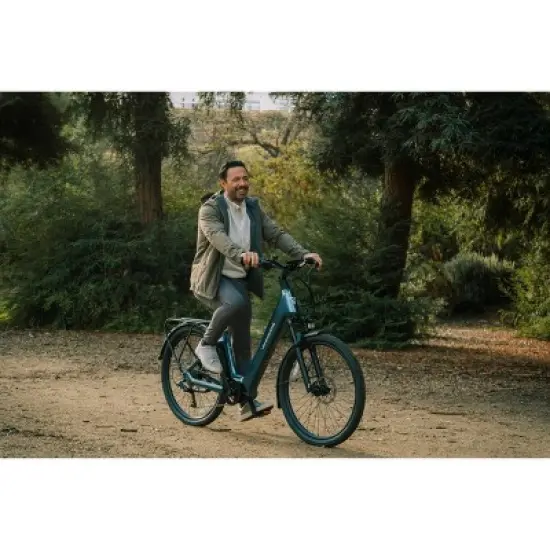 Vanpowers Adult UrbanGlide Ultra 2.27' Step-Through Electric Bike - Blue image {6}