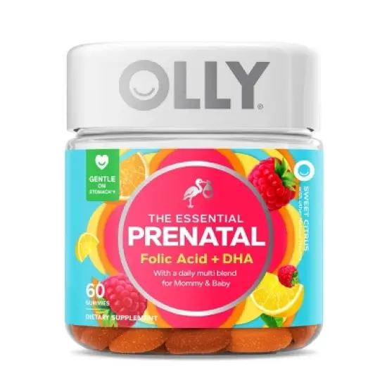 OLLY Essential Prenatal Multivitamin Gummies - Sweet Citrus image {6}