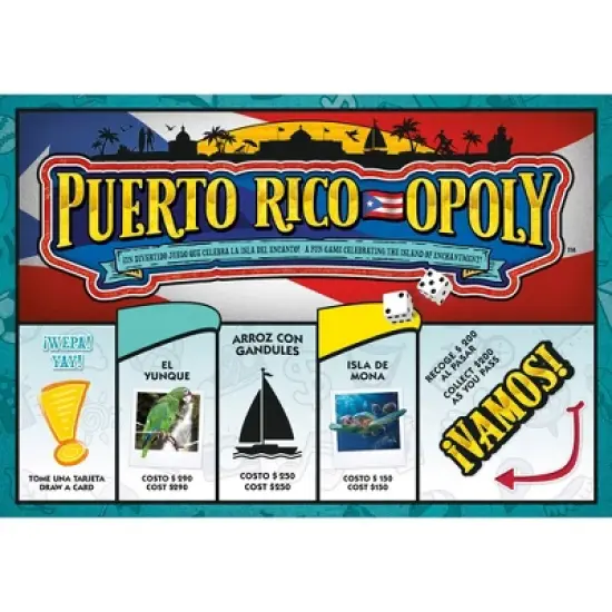 Late for the Sky: Puerto Rico-Opoly Monopoly Board Game image {3}