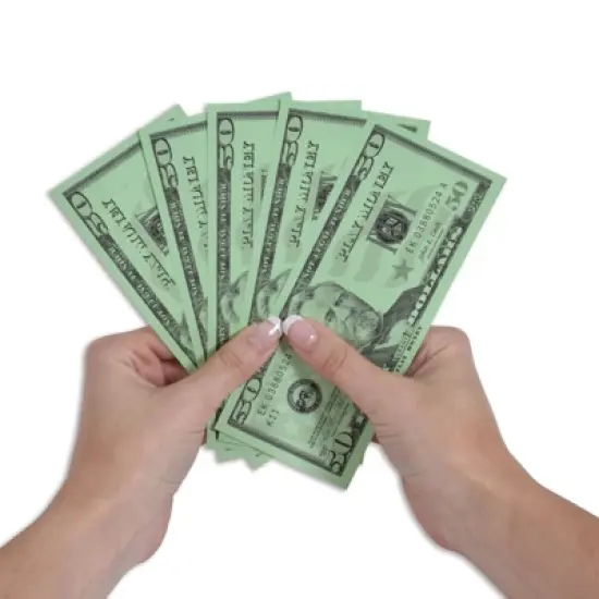 Learning Advantage Play Bills, $50 Bills, Set of 50 image {2}