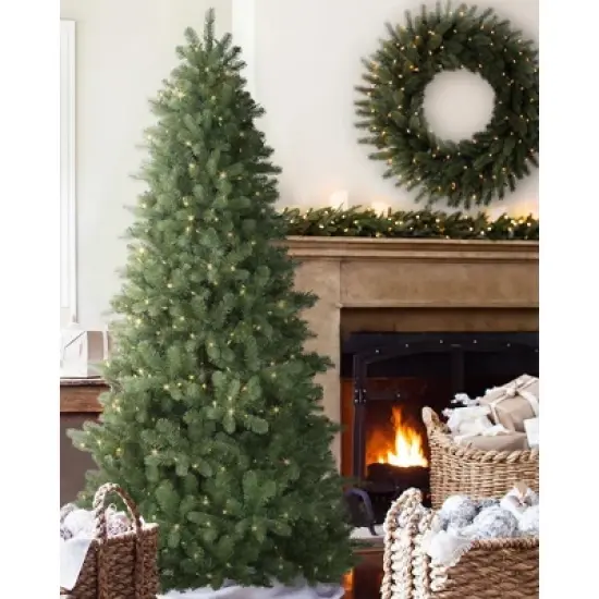 Balsam Hill Pre-Lit Bellevue Spruce Artificial Christmas Tree image {4}