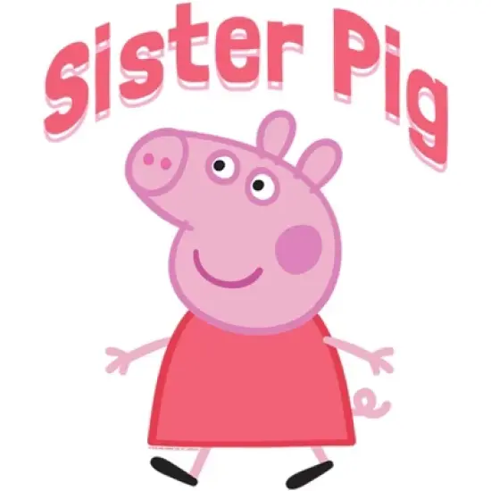 Girl's Peppa Pig Sister Pig T-Shirt image {1}