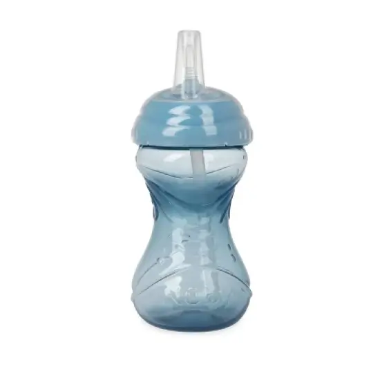Nuby 3pk Clik-It Flexi-Straw Cup - Aqua/Grey/Blue - 10oz image {2}