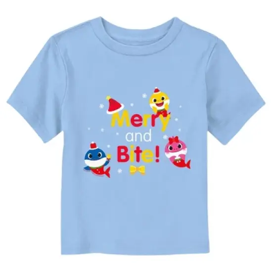 Toddler's Baby Shark Merry and Bite T-Shirt image {2}