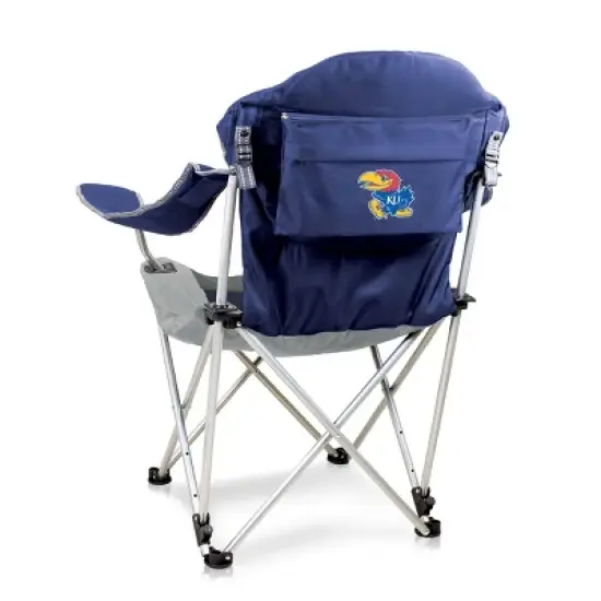 NCAA Kansas Jayhawks Reclining Camp Chair with Head Support image {4}