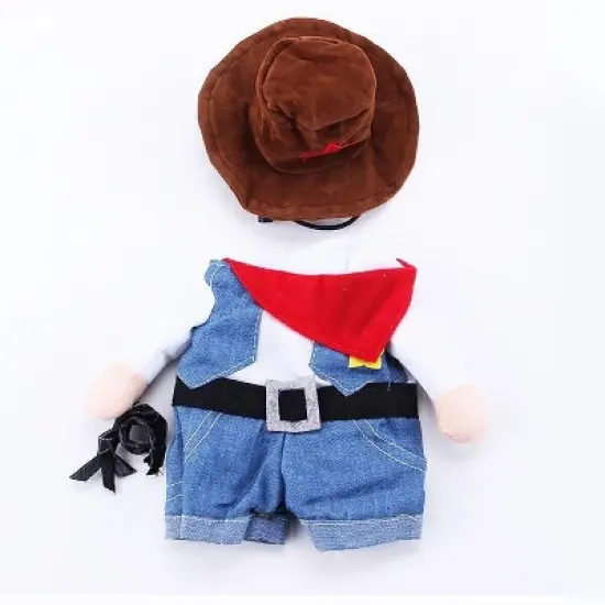 Pet Life 'Rodeo Bones' Cowboy Uniform Dog Costume image {3}