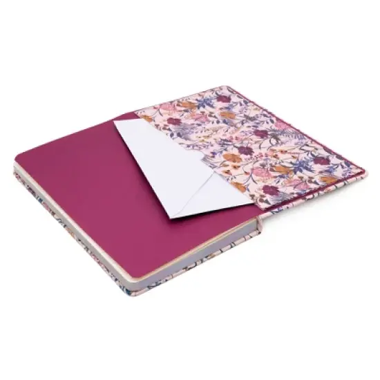 Pukka Pads Bloom Softcover Notebook with Pocket - Black - Pack 3 image {4}