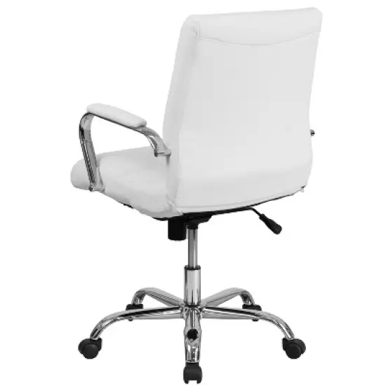 Merrick Lane Contemporary Mid-Back Home Office Chair with Padded Arms image {12}