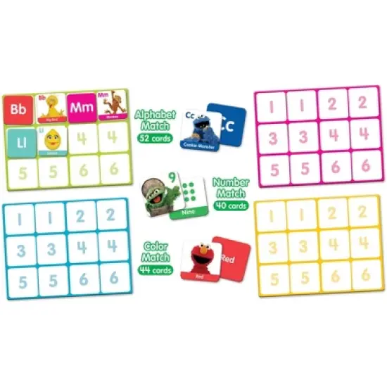 MasterPieces Kids Games - Sesame Street - 3 Fun Ways To Play Matching Game Set image {3}