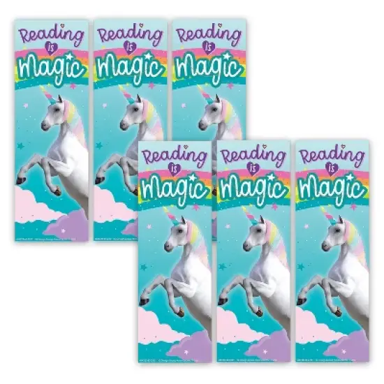 Eureka&reg; Unicorn Reading is Magic Bookmarks, 36 Per Pack, 6 Packs image {3}
