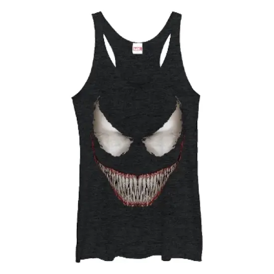 Women's Marvel Venom Grin Racerback Tank Top image {2}