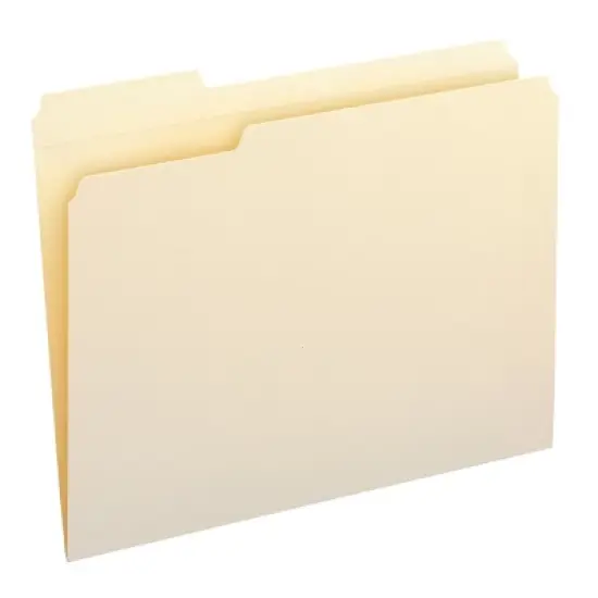 Smead File Folders, Reinforced 1/3-Cut Tab Left Position, Letter Size, Manila, 100 Per Box (10335) image {4}