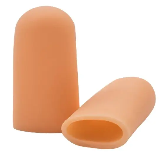 ZenToes Gel Toe Caps - Beige - L - 2pk image {2}