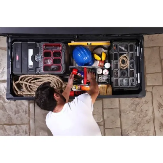 Keter Premier Deck Box Gray - 150gal image {6}