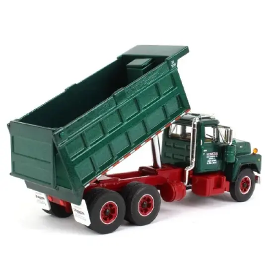 First Gear DCP 1/64 Green Mack R Dump Truck, Venezia Bulk Transport 60-1509 image {2}