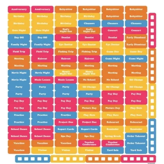 Trends International Inc. 2023-24 Wall Calendar 12"x12" Disney Classics with Stickers image {5}