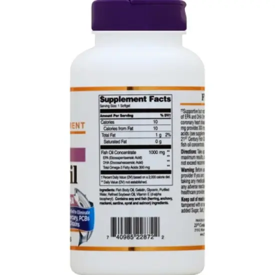 21st Century Fish Oil 120 ea image {3}